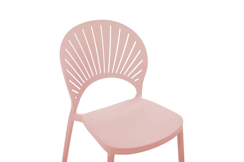 Casarano Spisestol Udendørs - Lyserød - Havemøbler - Balkon - Balkonmøbler - Altanstole