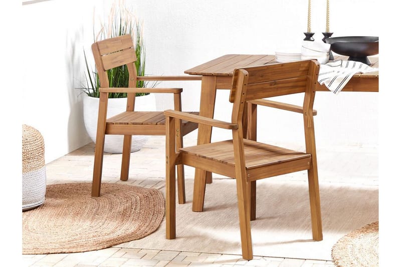 Cellino Armstol - Lysebrun - Havemøbler - Balkon - Balkonmøbler - Altanstole