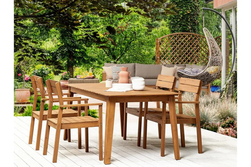 Cellino Armstol - Lysebrun - Havemøbler - Balkon - Balkonmøbler - Altanstole