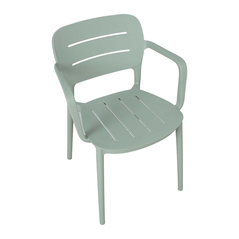Chair HOME4YOU - Grønlig grå - Havemøbler - Balkon - Balkonmøbler - Altanstole