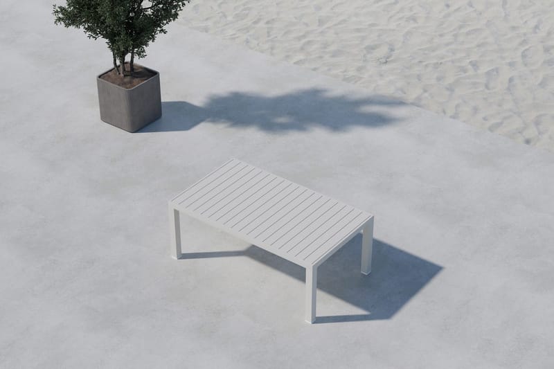 Copacabana sofabord 120 cm udendørs - Beige - Havemøbler - Balkon - Balkonmøbler - Altanborde