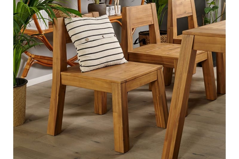 Coteto Spisestol Udendørs - Lysebrun - Havemøbler - Balkon - Balkonmøbler - Altanstole