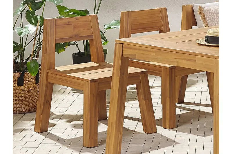 Coteto Spisestol Udendørs - Lysebrun - Havemøbler - Balkon - Balkonmøbler - Altanstole