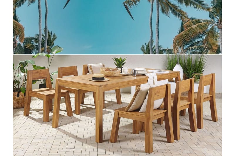 Coteto Spisestol Udendørs - Lysebrun - Havemøbler - Balkon - Balkonmøbler - Altanstole