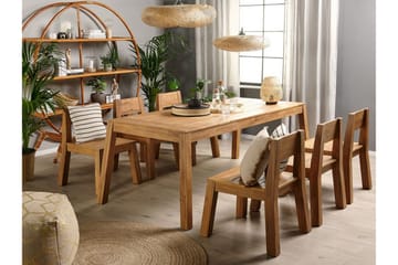 Coteto Spisestol Udendørs - Lysebrun - Havemøbler - Balkon - Balkonmøbler - Altanstole