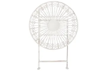 Dursley Cafébord 45 cm Rund - Hvid - Havemøbler - Balkon - Balkonmøbler - Altanborde