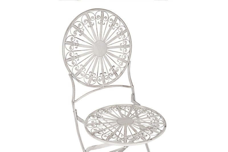 Dursley Spisestol Udendørs - Hvid - Havemøbler - Balkon - Balkonmøbler - Altanstole