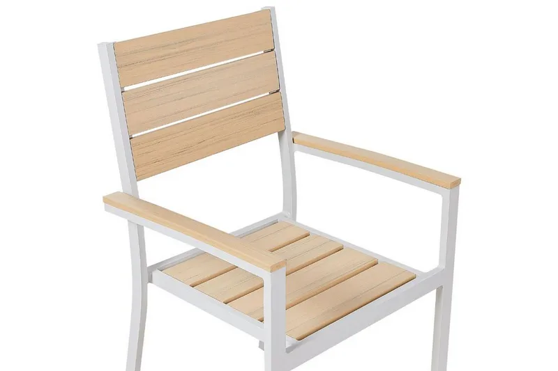 Edmundston Armstol - Beige/Hvid - Havemøbler - Balkon - Balkonmøbler - Altanstole