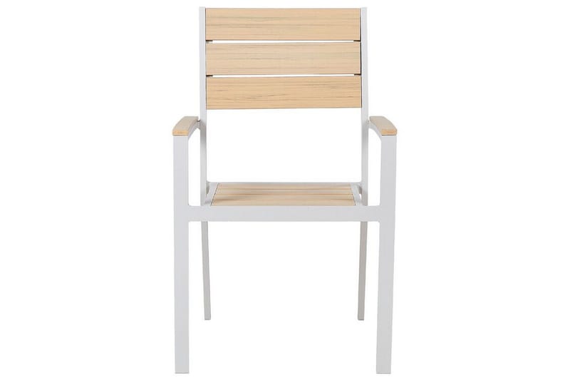 Edmundston Armstol - Beige/Hvid - Havemøbler - Balkon - Balkonmøbler - Altanstole