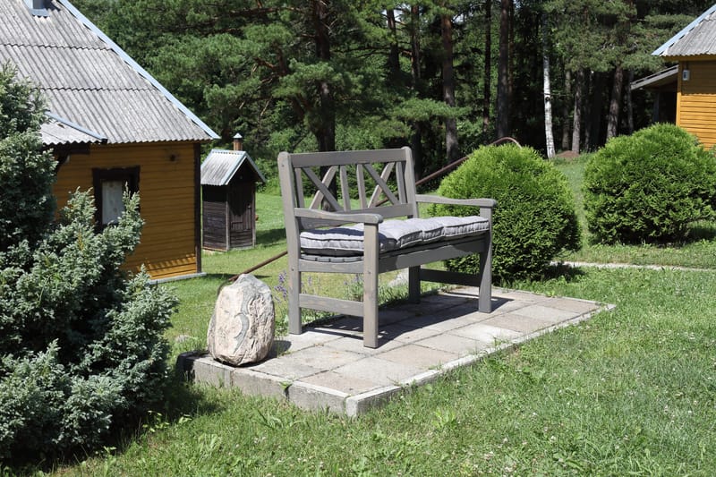 Europe Udesofa 2-personers - Grå - Havemøbler - Havesofaer & bænke - Udendørs bænk & havebænk