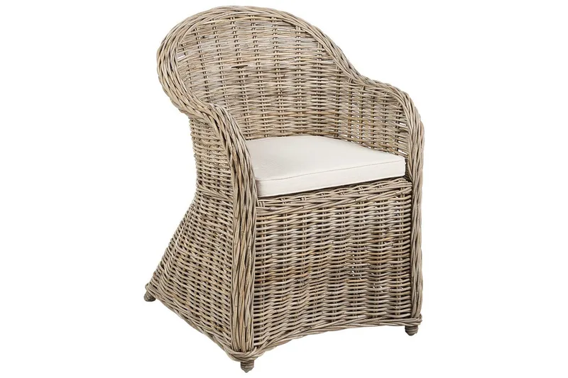 Fåtölj Beliani Susua Ii set om 2 Ljusbeige - Havemøbler - Balkon - Balkonmøbler - Altanstole