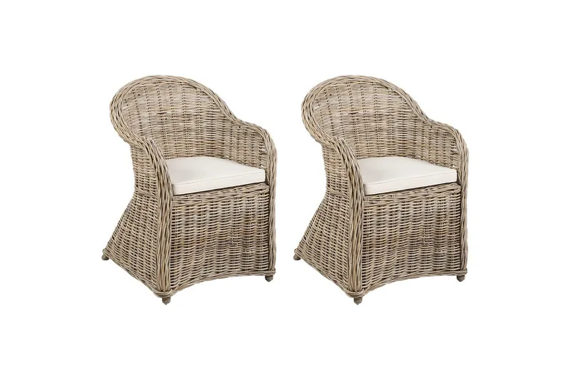 Fåtölj Beliani Susua Ii set om 2 Ljusbeige, undefined