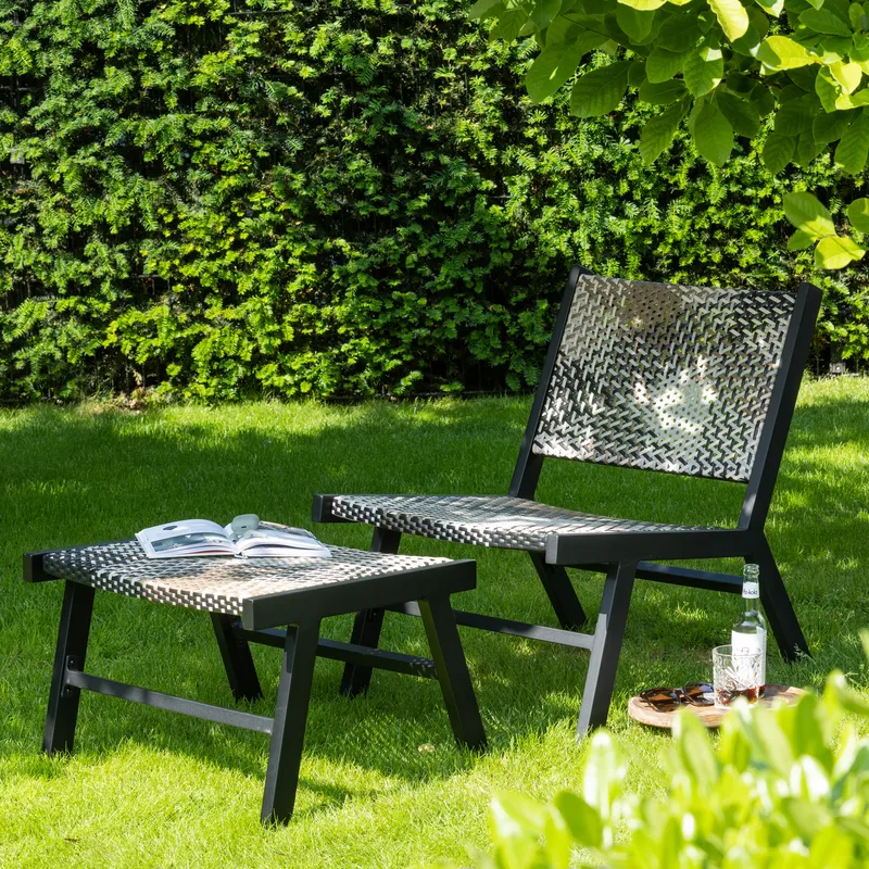 Fodskammel Pom 57 cm udendørs - Flerfarvet - Havemøbler - Balkon - Balkonmøbler - Altanstole