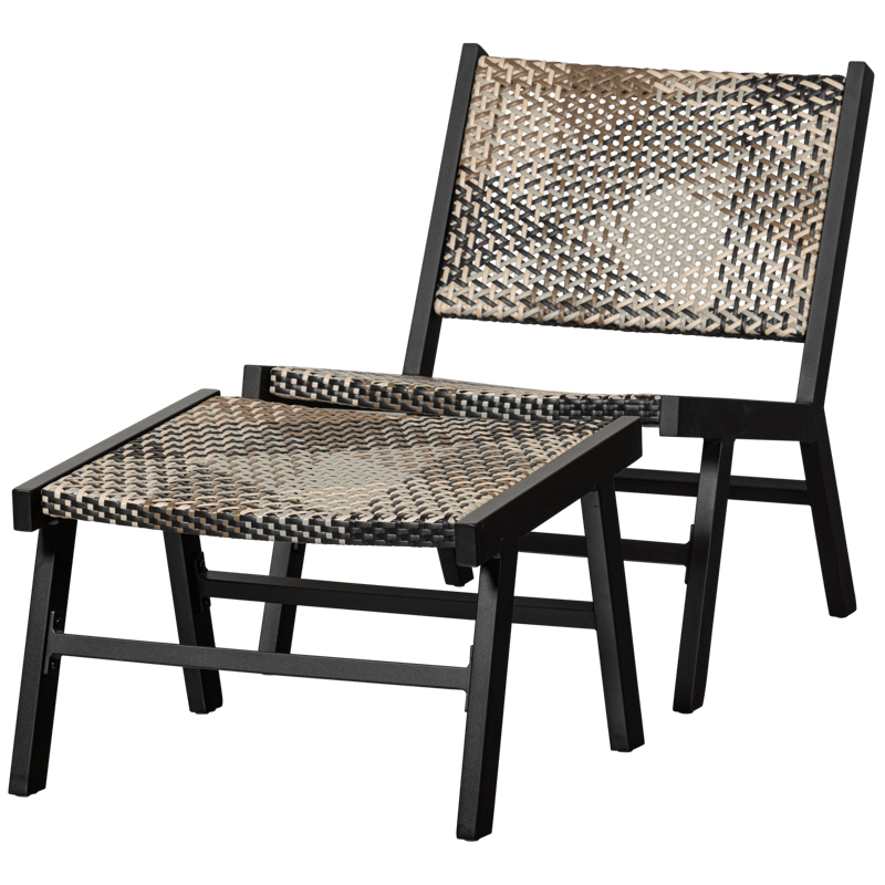 Fodskammel Pom 57 cm udendørs - Flerfarvet - Havemøbler - Balkon - Balkonmøbler - Altanstole