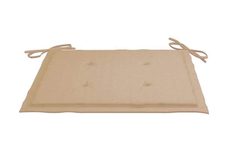 foldbare havestole 4 stk. med hynder massivt teaktræ - Brun - Havemøbler - Balkon - Balkonmøbler - Altanstole