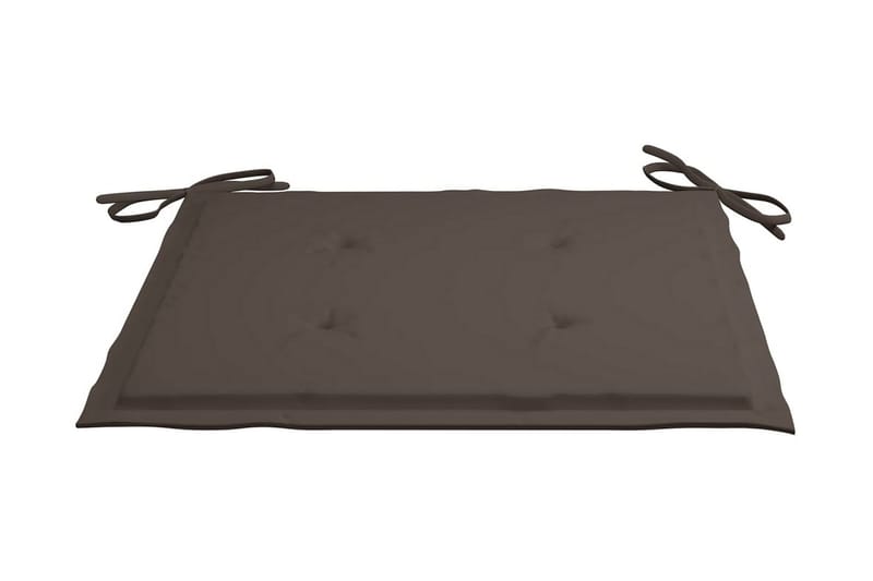 foldbare havestole 6 stk. med hynder massivt teaktræ - Brun - Havemøbler - Balkon - Balkonmøbler - Altanstole