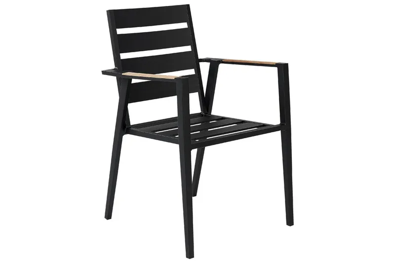 Fortify Armstol - Sort/Grå - Havemøbler - Balkon - Balkonmøbler - Altanstole