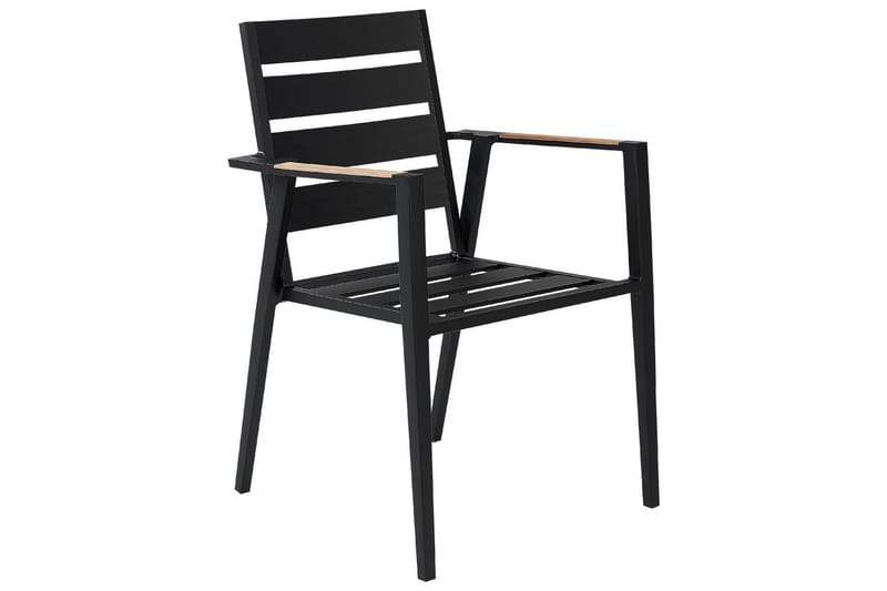 Fortify Armstol - Sort/Grå - Havemøbler - Balkon - Balkonmøbler - Altanstole