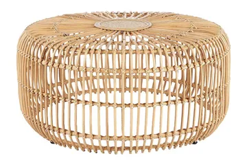 Hartnoy Sidebord 85 cm Rund - Beige/Naturlig - Havemøbler - Balkon - Balkonmøbler - Altanborde