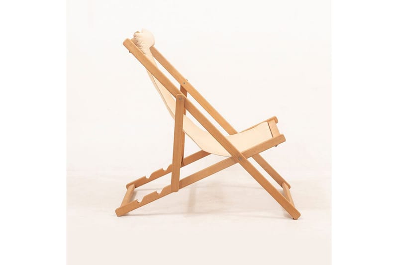 Havebord og stol sæt (3 dele) Zarith Creme - Cremevhid - Havemøbler - Balkon - Balkonmøbler - Altansæt