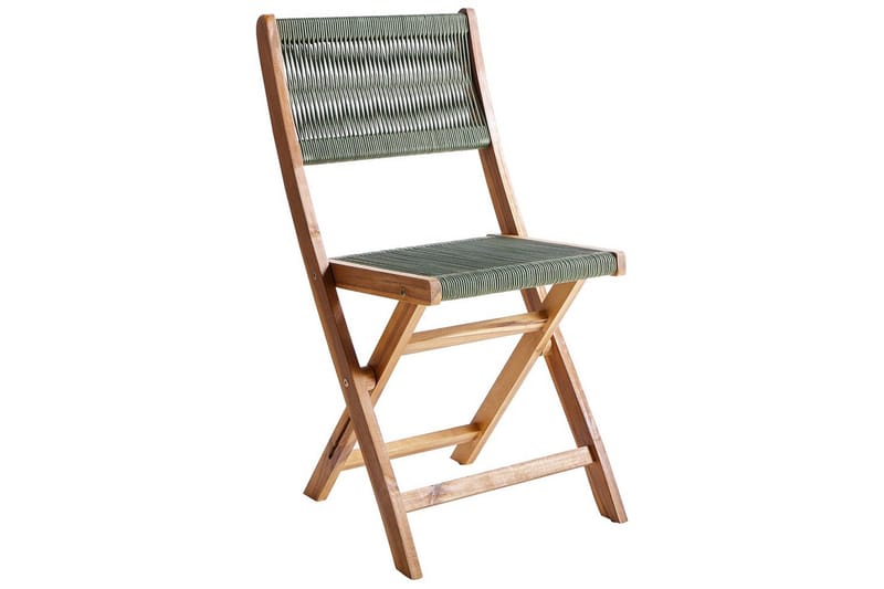 Havegyngestol Prossedi sæt med 2 Grønt/lyst træ - Grønt/lyst træ - Havemøbler - Balkon - Balkonmøbler - Altanstole