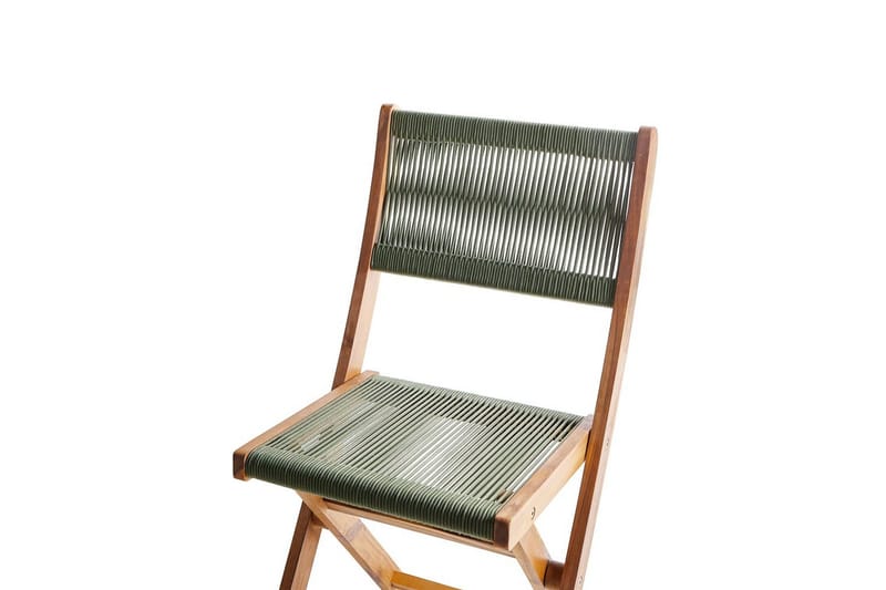 Havegyngestol Prossedi sæt med 2 Grønt/lyst træ - Grønt/lyst træ - Havemøbler - Balkon - Balkonmøbler - Altanstole