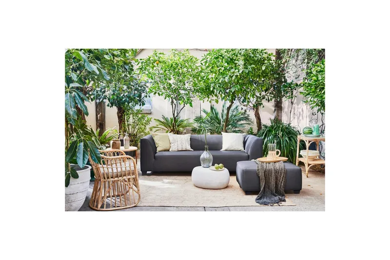 Havehocker Hollandia - Grå - Havemøbler - Balkon - Balkonmøbler - Altanstole