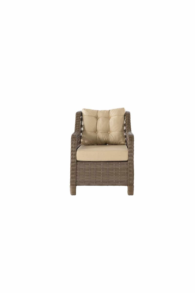 Haveloungesæt Atelier Del Sofa Rondi (175 x 78 x 60 cm) Cremebrun - Havemøbler - Balkon - Balkonmøbler - Altansæt
