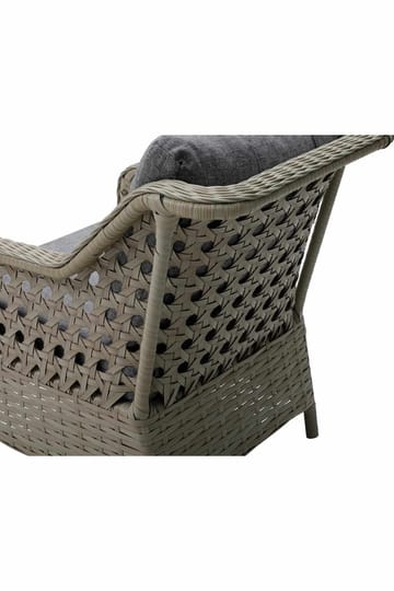 Haveloungesæt Atelier Del Sofa Rondi (175 x 78 x 60 cm) Mørkegrå honning - Mørkegrå, honning - Havemøbler - Balkon - Balkonmøbler - Altansæt
