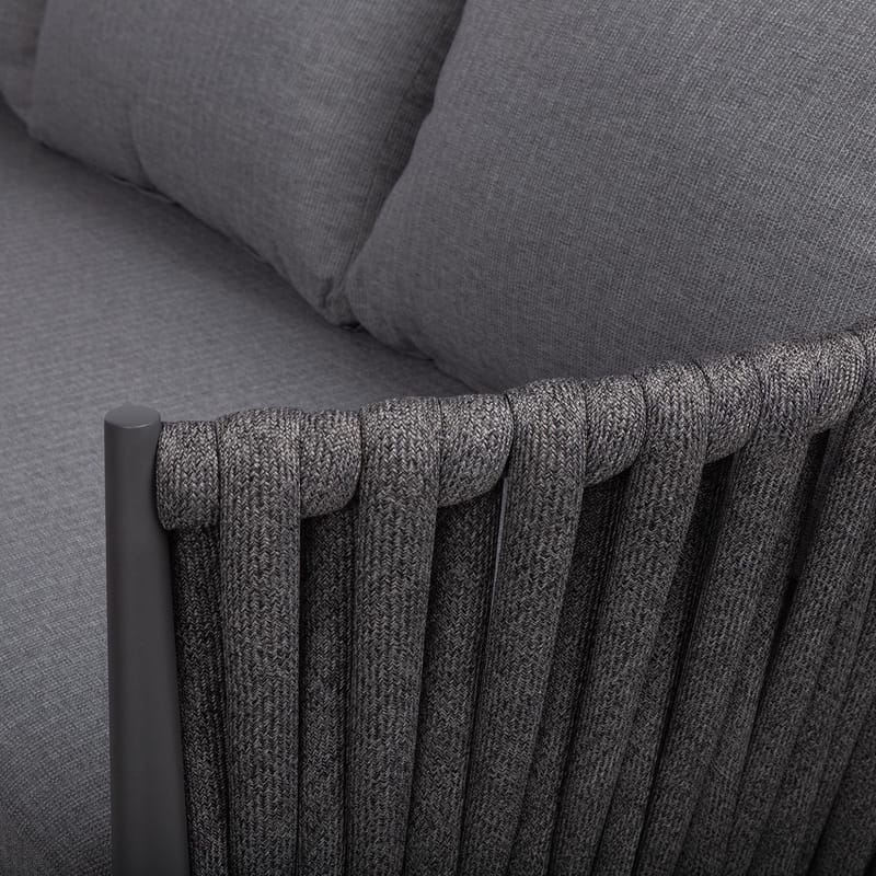 Havemøbelsæt Ängros hjørnesofa og bord - grå - Havemøbler - Balkon - Balkonmøbler - Altansæt