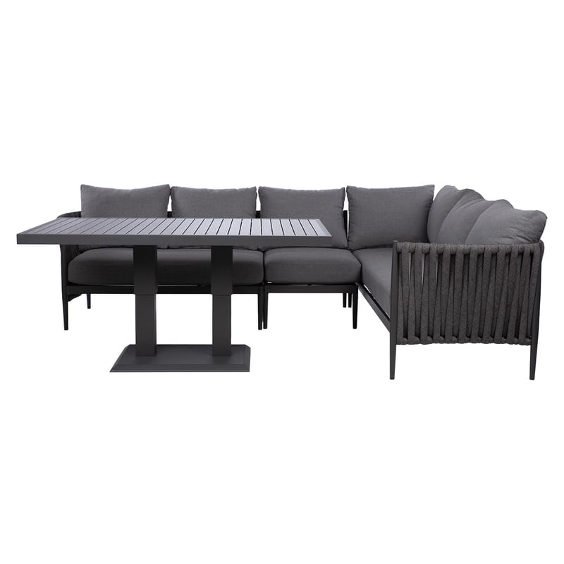 Havemøbelsæt Ängros hjørnesofa og bord - grå - Havemøbler - Balkon - Balkonmøbler - Altansæt