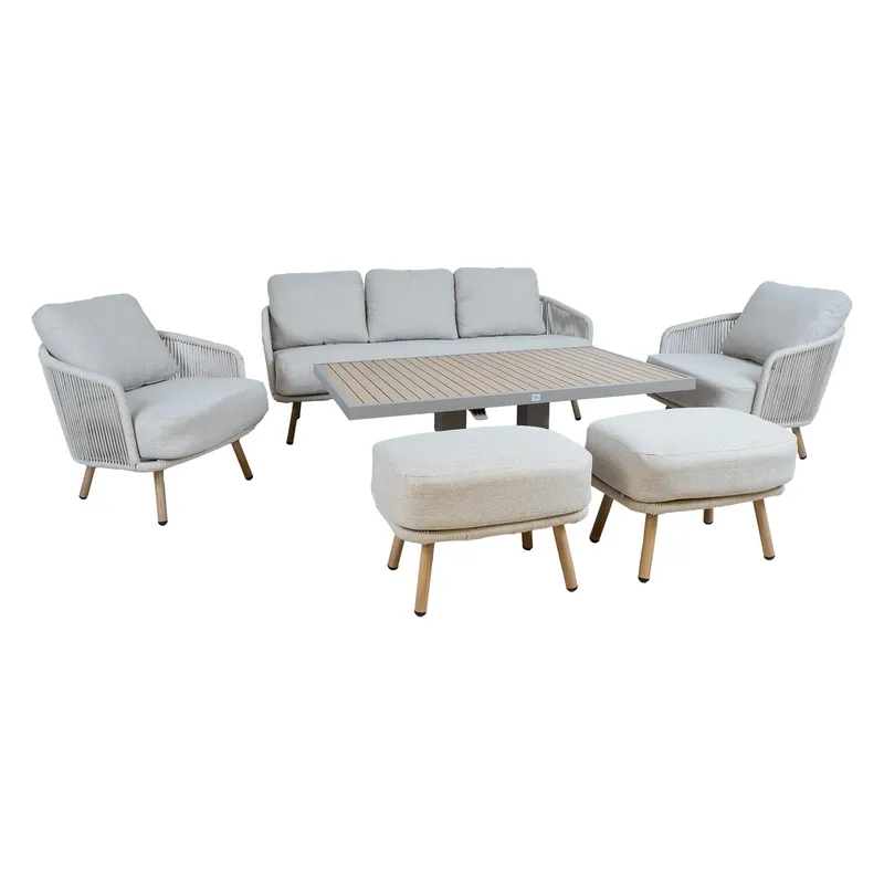 Havemøbelsæt Bränor 6 dele, beige