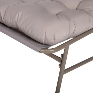 Havemøbelsæt HOME4YOU Jive bord og 2 stole, taupe - Taupe - Havemøbler - Balkon - Balkonmøbler - Altansæt