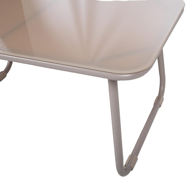 Havemøbelsæt HOME4YOU Macos bord, sofa og 2 stole Beige - Beige - Havemøbler - Balkon - Balkonmøbler - Altansæt