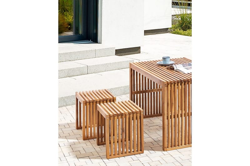 Havepaller sæt af 2 Bellano - Havemøbler - Balkon - Balkonmøbler - Altanstole