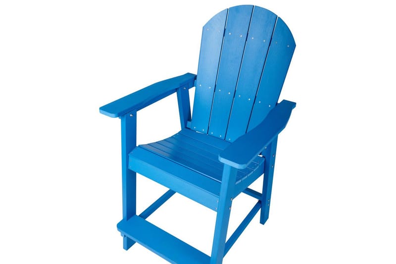 Havestol Adirondack - Blå, 58x71x124 cm - Havemøbler - Balkon - Balkonmøbler - Altanstole