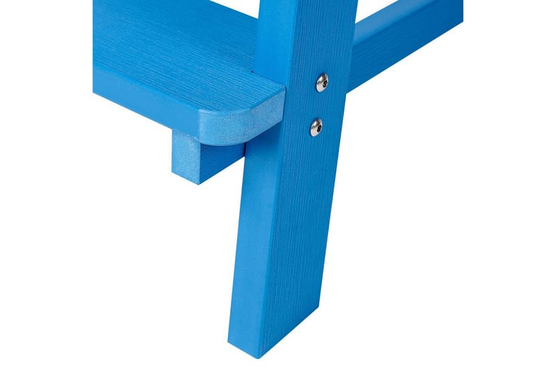 Havestol Adirondack - Blå, 58x71x124 cm - Havemøbler - Balkon - Balkonmøbler - Altanstole
