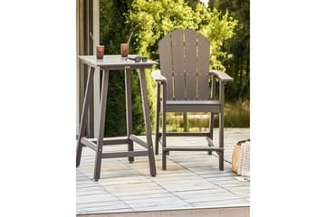 Havestol Adirondack - Grå, 58x71x124 cm - Havemøbler - Balkon - Balkonmøbler - Altanstole