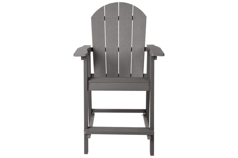 Havestol Adirondack - Grå, 58x71x124 cm - Havemøbler - Balkon - Balkonmøbler - Altanstole