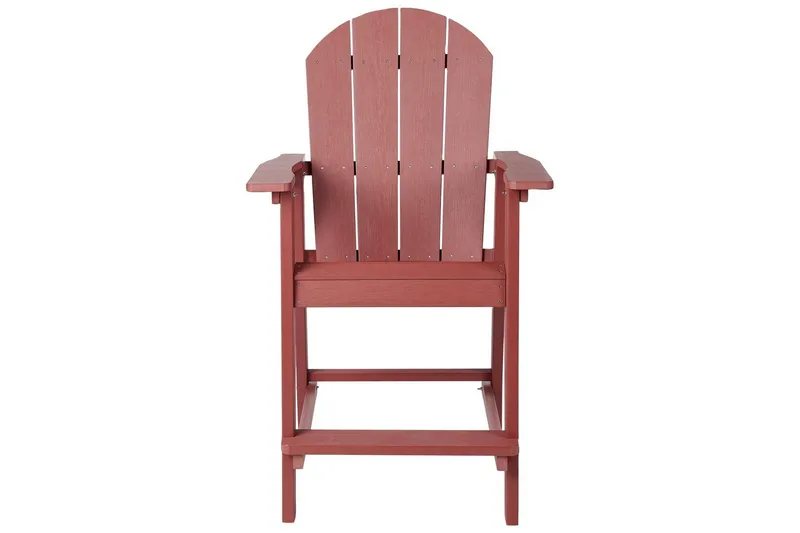 Havestol Adirondack - Rød, 58x71x124 cm - Havemøbler - Balkon - Balkonmøbler - Altanstole