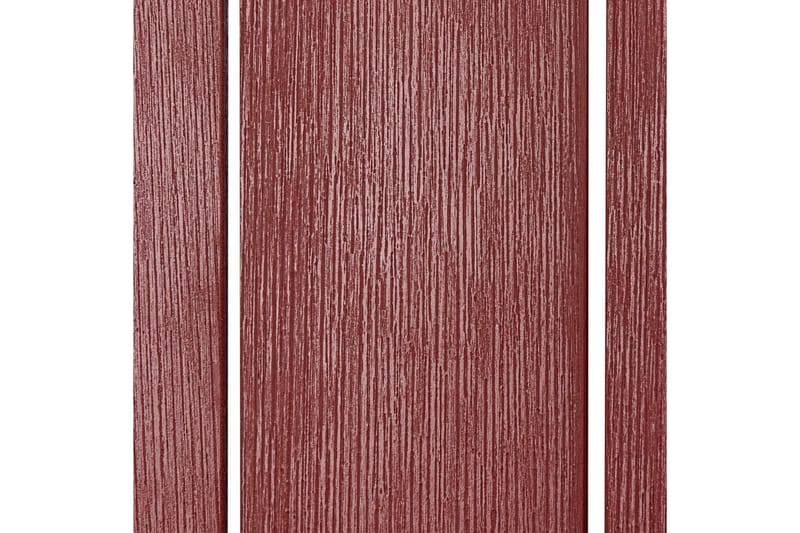 Havestol Adirondack - Rød, 58x71x124 cm - Havemøbler - Balkon - Balkonmøbler - Altanstole