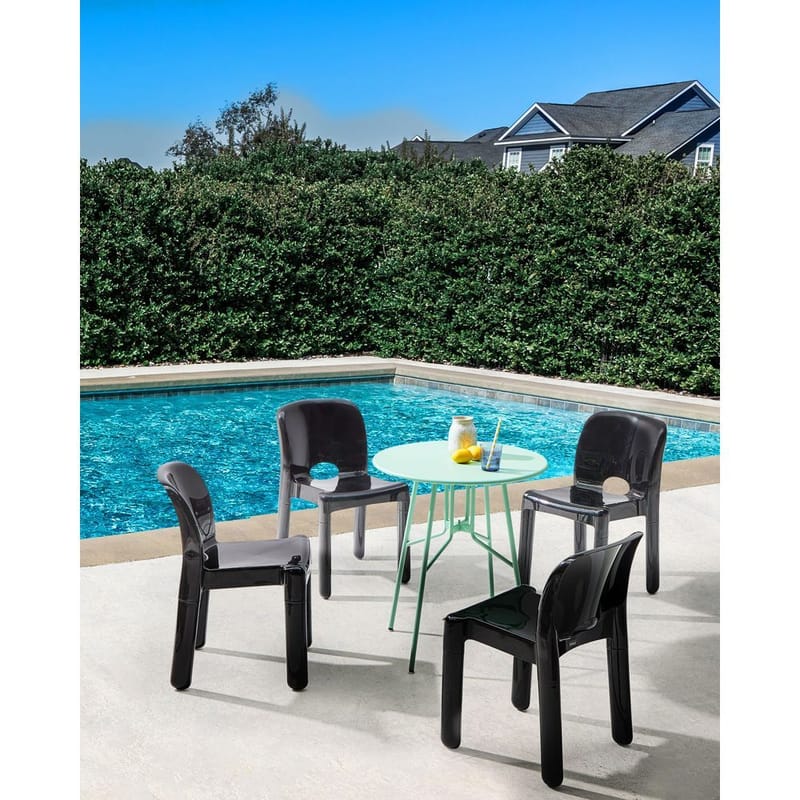 Havestol Betim 4-pak - Sort - Havemøbler - Balkon - Balkonmøbler - Altanstole