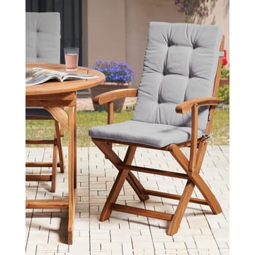 Havestol Maui Premium 2-pak - Lyst træ, lysgrå - Havemøbler - Balkon - Balkonmøbler - Altanstole