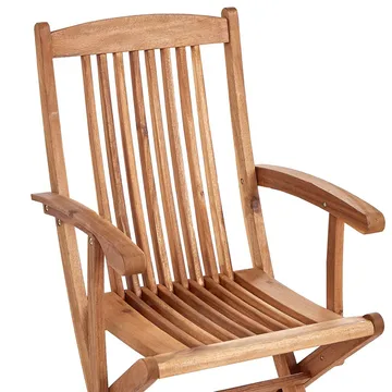 Havestol Maui Premium 2-pak - Lyst træ, lysgrå - Havemøbler - Balkon - Balkonmøbler - Altanstole