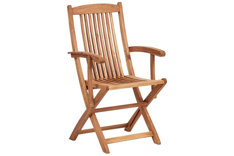 Havestol sæt á 2 Maui II - Lyst træ, off-white - Havemøbler - Balkon - Balkonmøbler - Altanstole