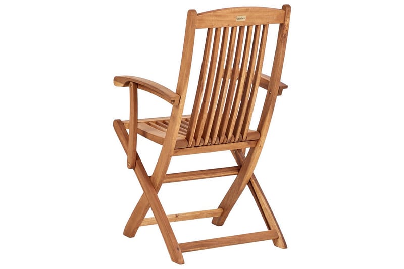 Havestol sæt á 2 Maui II - Lyst træ, off-white - Havemøbler - Balkon - Balkonmøbler - Altanstole