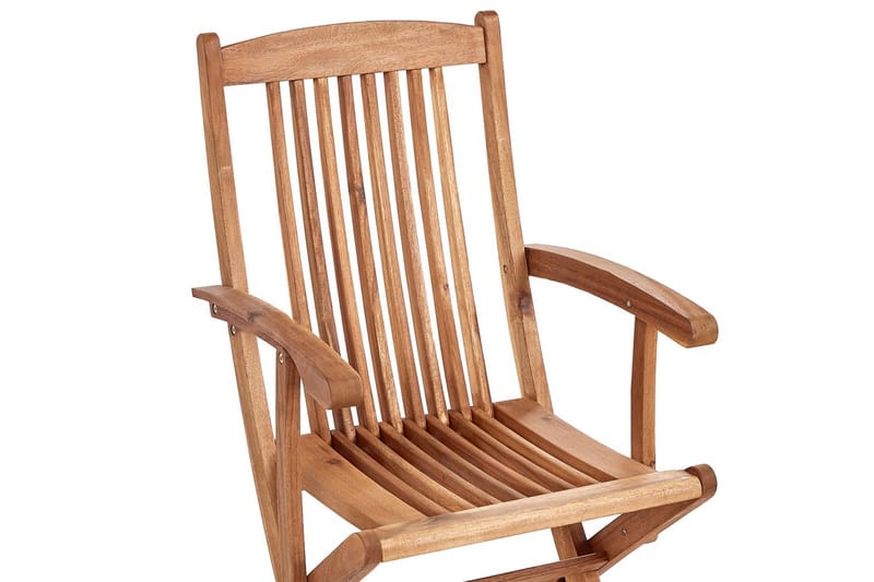 Havestol sæt á 2 Maui II - Lyst træ, off-white - Havemøbler - Balkon - Balkonmøbler - Altanstole