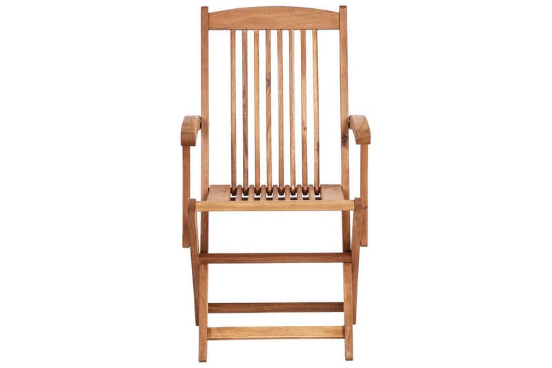 Havestol sæt á 2 Maui II - Lyst træ - Havemøbler - Balkon - Balkonmøbler - Altanstole