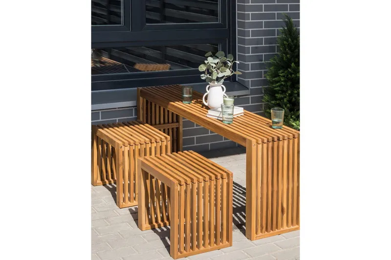 Havestol sæt á 3 Bellano - Havemøbler - Balkon - Balkonmøbler - Altanstole