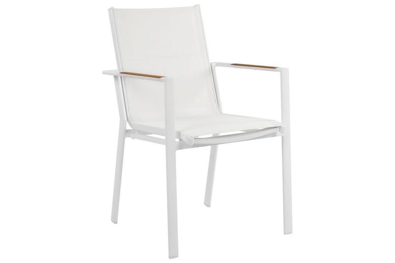 Havestol sæt á 4 Busseto - Hvid - Havemøbler - Balkon - Balkonmøbler - Altanstole